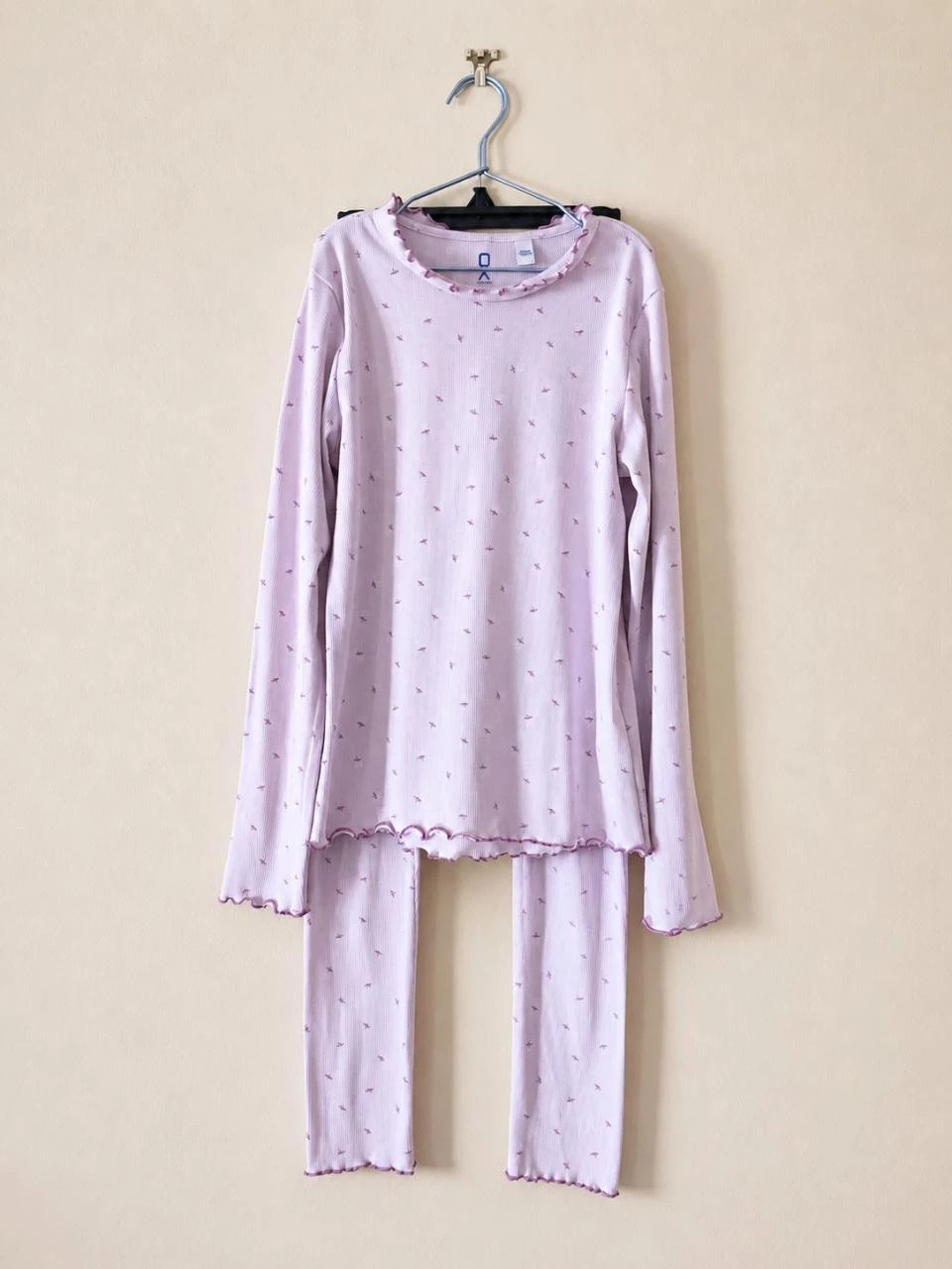 Pyjama fille 2 pièces côtelé rose Okaïdi 12 ans
